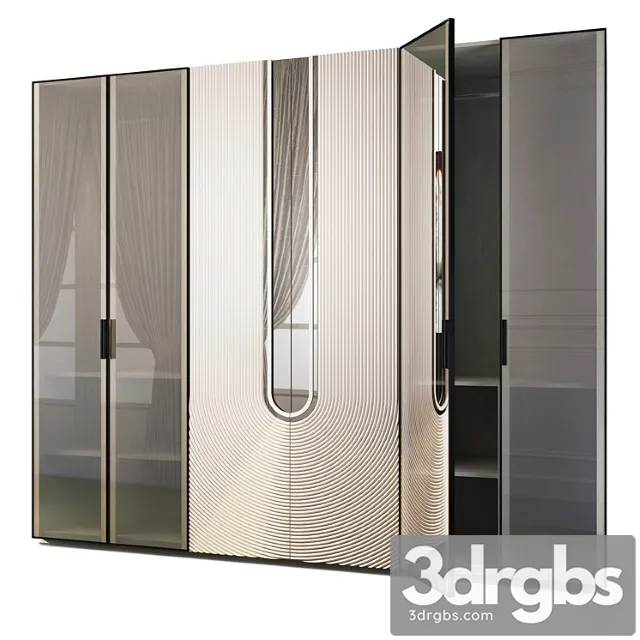 Swing cabinet for clothes lexus. wardrobe by medusa home 3D Model Download