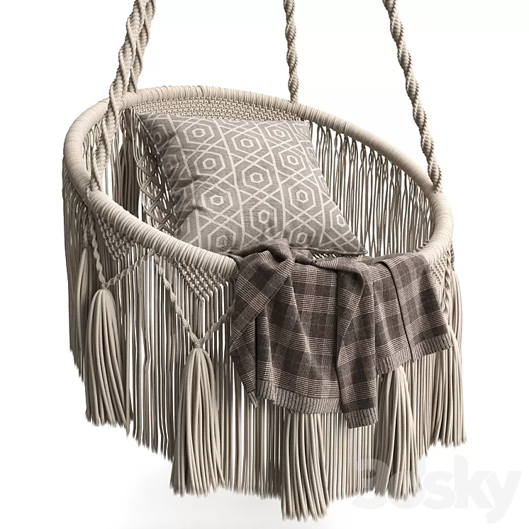 Swing Chair Imperial 3D Model Swing Chair Imperial 3D Model