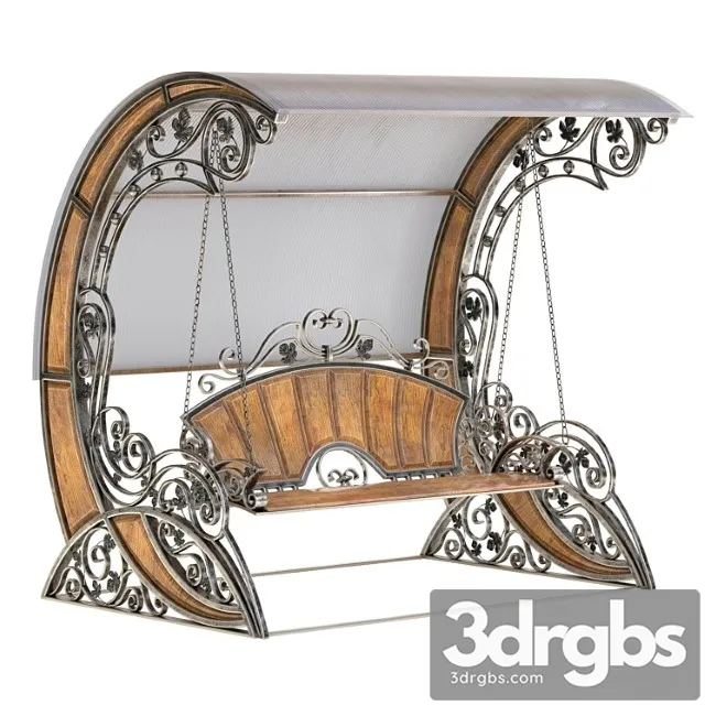Swing for Garden Classic 3D Model Download