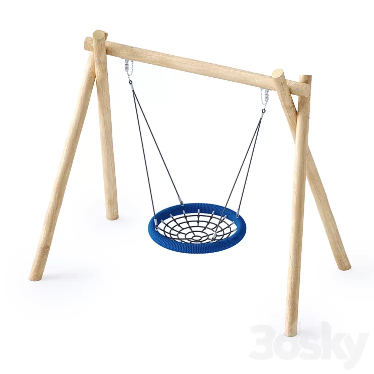 “Swing “”Nest”” Kompan Robinia” 3D Model “Swing “”Nest”” Kompan Robinia” 3D Model
