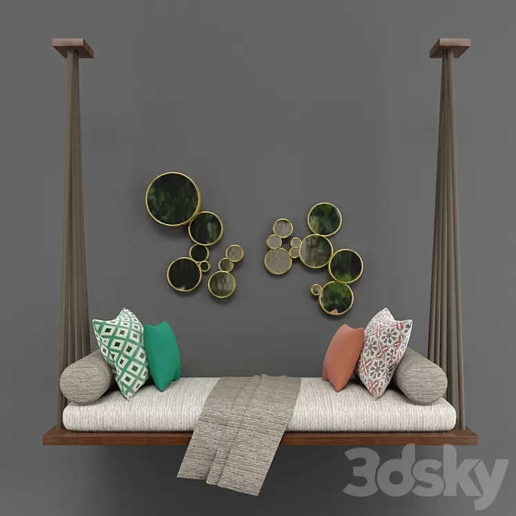 Swing outdoor 3D Model Swing outdoor 3D Model