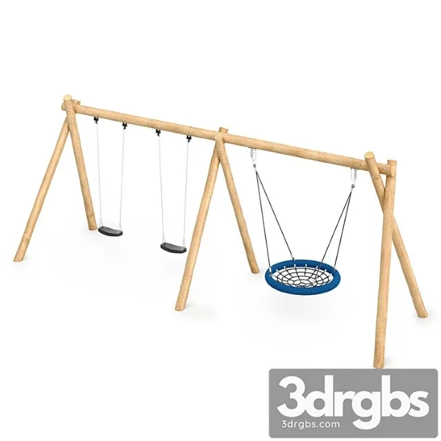 Swing Robinia Kompan Standard Socket 3D Model Download Swing Robinia Kompan Standard Socket 3D Model Download