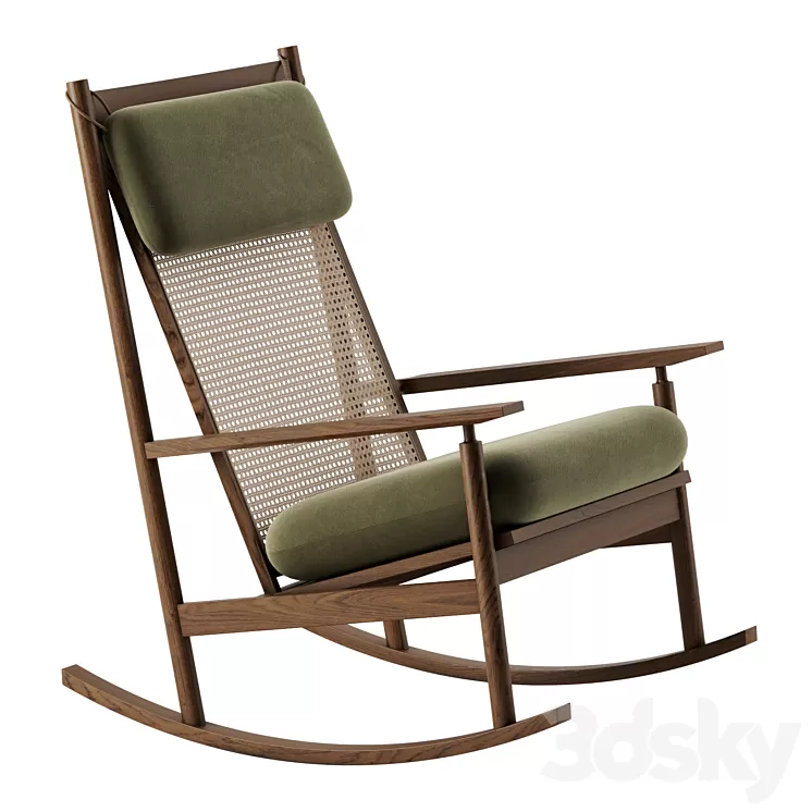 Swing rocking chair by Warm Nordic 3D Model Free Download