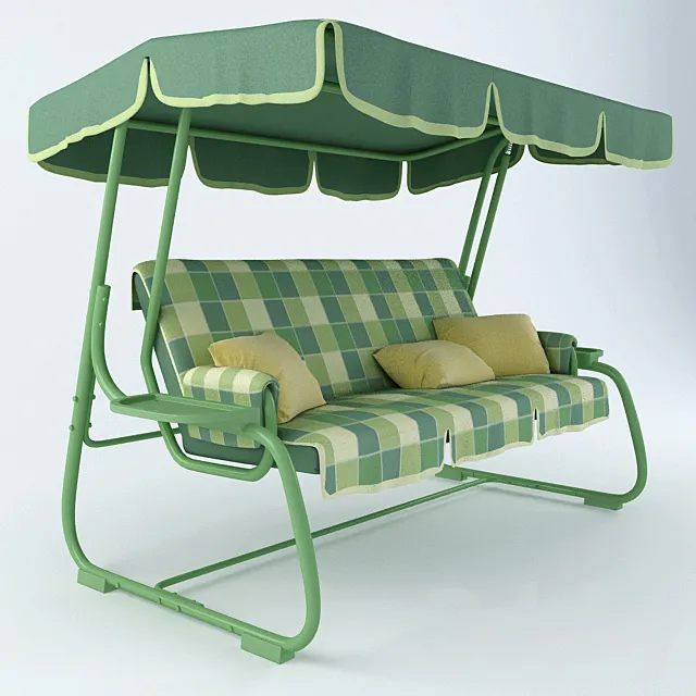 Swing Rodeo Camping (Camping Rodeo) 3DModel