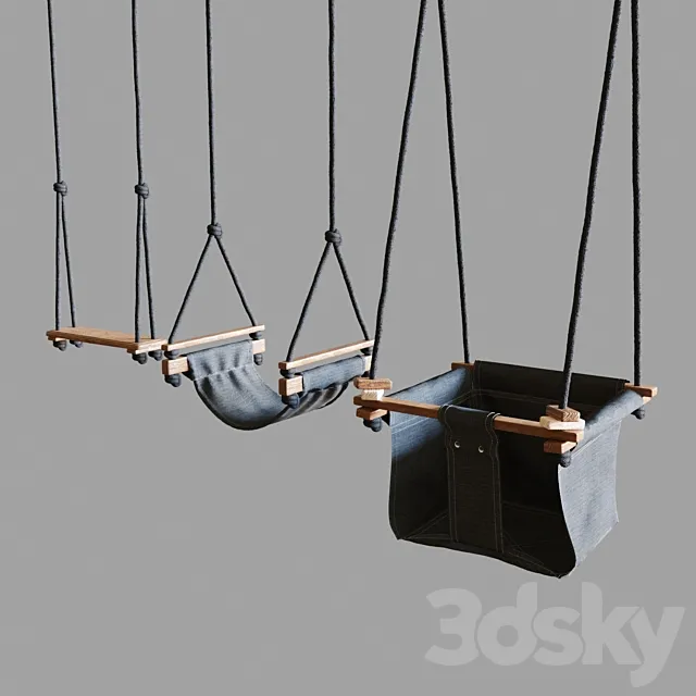 Swing Solvej Swings 3D Model Swing Solvej Swings 3D Model