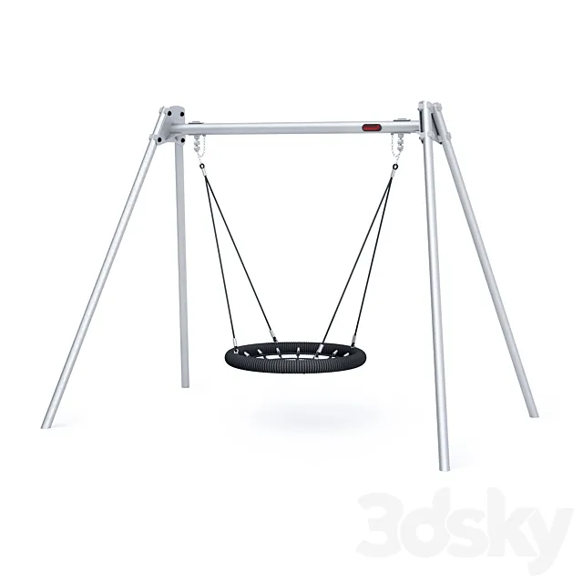 Swing steel “Nest” 25m Kompan 3D Model Swing steel “Nest” 25m Kompan 3D Model