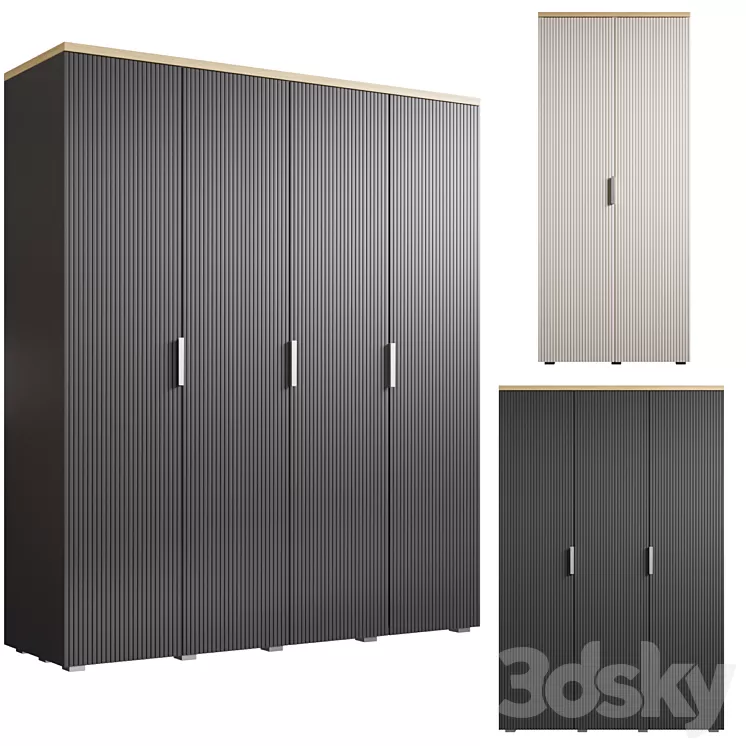 Swing wardrobe Ensson 3D Model Free Download