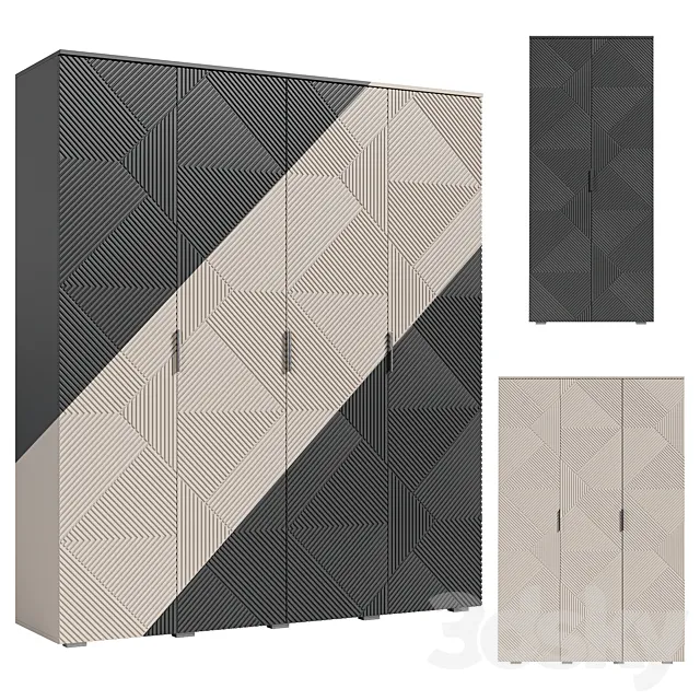 Swing wardrobe Shelton 3D Model Swing wardrobe Shelton 3D Model