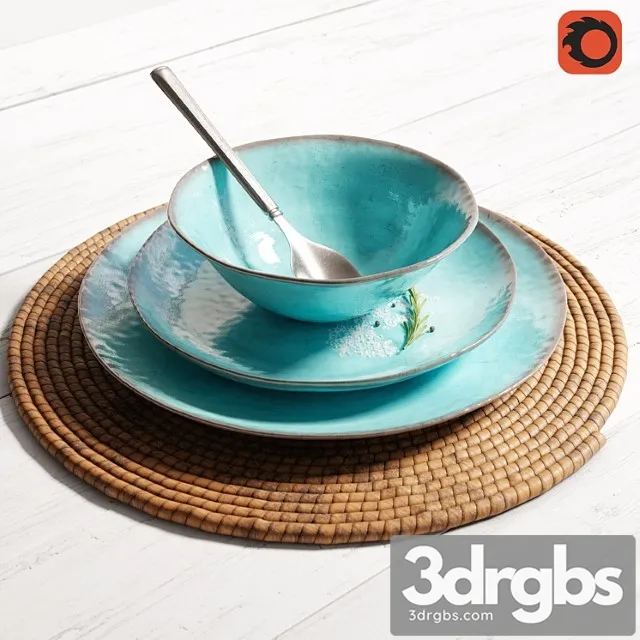 Swirl set 3D Model Download