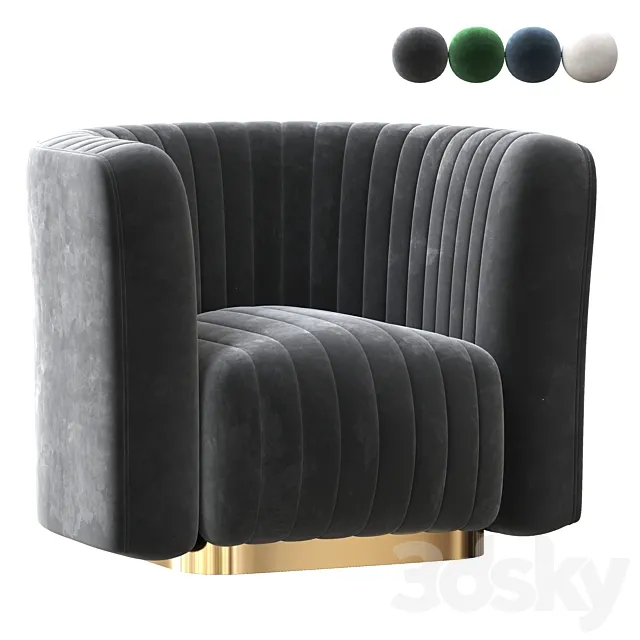 Swivel armchair garda 3DModel Swivel armchair garda 3DModel