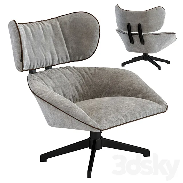 Swivel Armchair Oval Office 3D Model