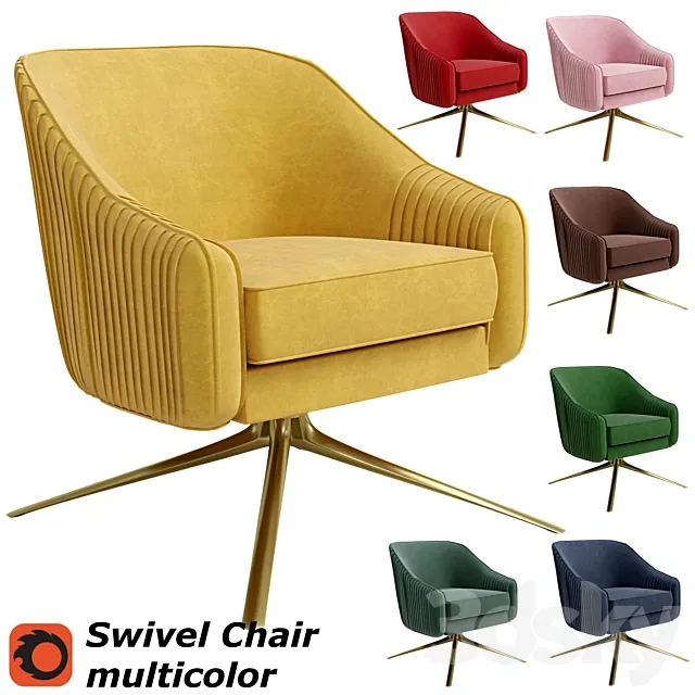 Swivel Chair 3DModel Swivel Chair 3DModel