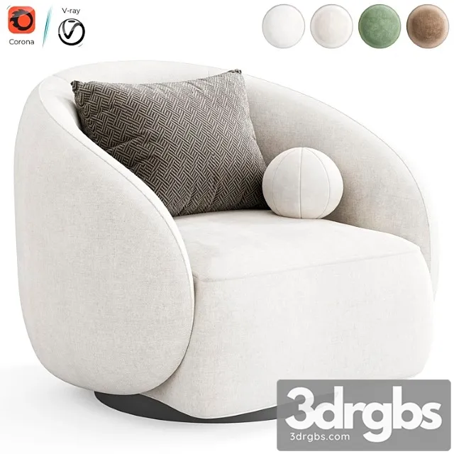 Swivel Chair Amore by Eichholtz 3D Model Download Swivel Chair Amore by Eichholtz 3D Model Download