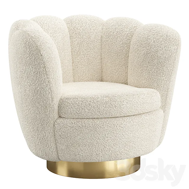 Swivel Chair Mirage _ Eichholtz 3D Model