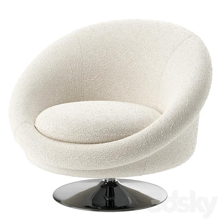 Swivel Chair Nemo by Eichholtz 3D Model Free Download