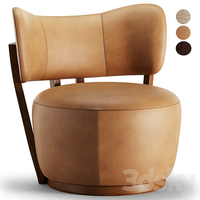 Swivel Occasional Chair 3DModel