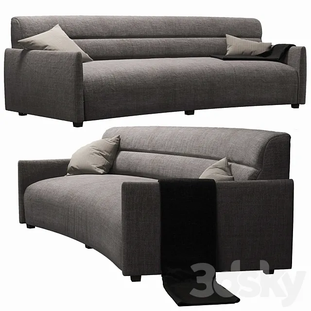 Sydney Curved-Sofa 3D Model Sydney Curved-Sofa 3D Model