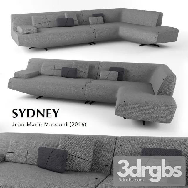 Sydney Jean Merie Massaud Sofa 3D Model Download Sydney Jean Merie Massaud Sofa 3D Model Download