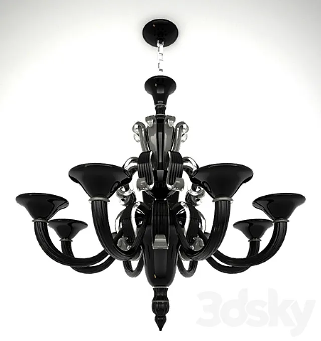 Sylcom Lampadario 1425 8 3D Model Sylcom Lampadario 1425 8 3D Model