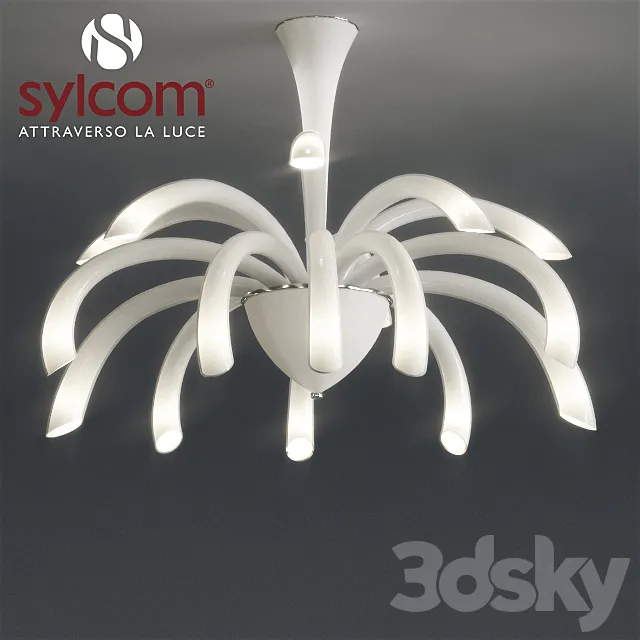 Sylcom SEGNO Lampadario 2030_15 3DModel Sylcom SEGNO Lampadario 2030_15 3DModel