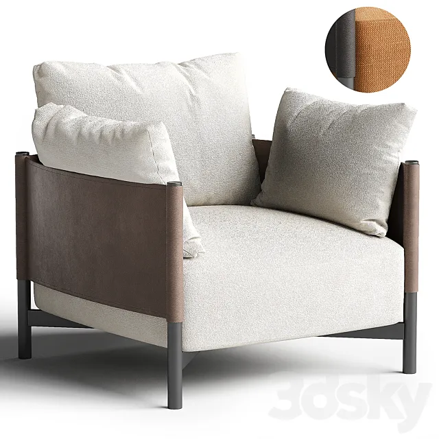 Syren Armchair 3D Model Syren Armchair 3D Model