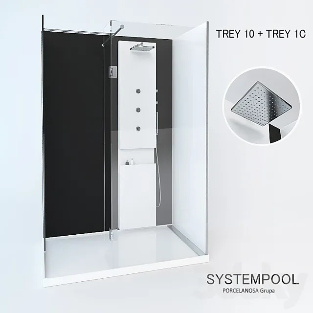 Systempool Trey Trey + 1 c 10 3D Model Systempool Trey Trey + 1 c 10 3D Model