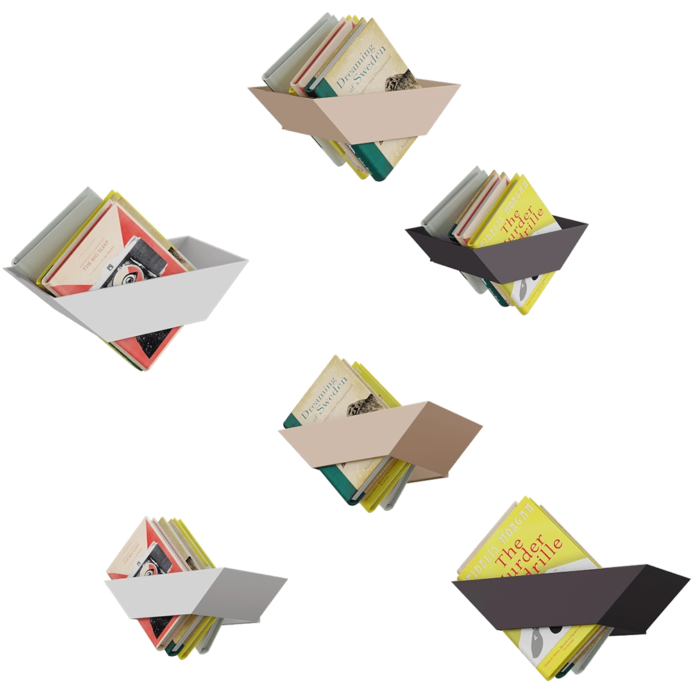 Systemtronic – Bookshelf Koku 3D Model Systemtronic – Bookshelf Koku 3D Model