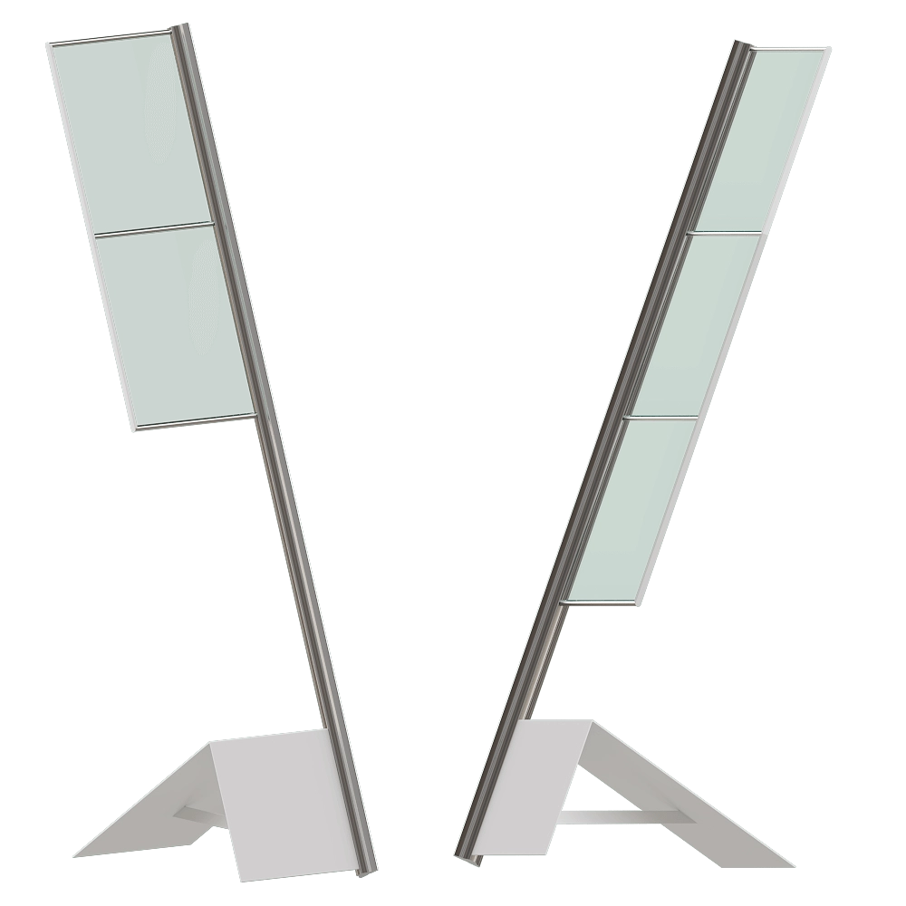 Systemtronic – Transparent methacrylate display Iflag 3D Model