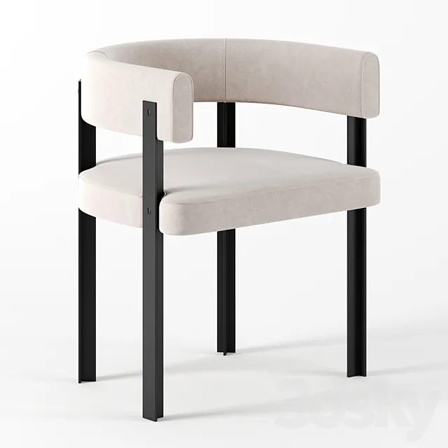 T Chair by Baxter 3D Model
