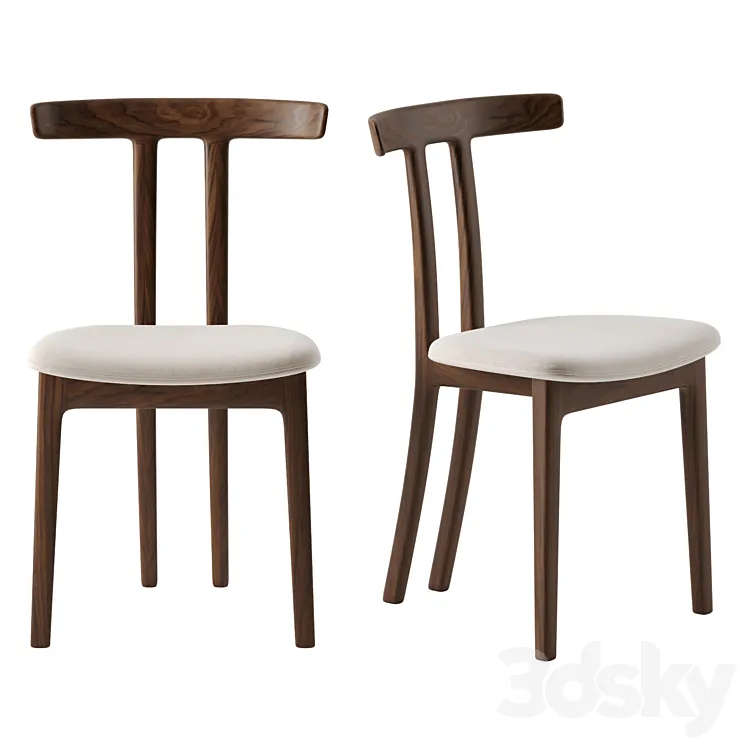 T-CHAIR by Carl Hansen 3D Model Free Download