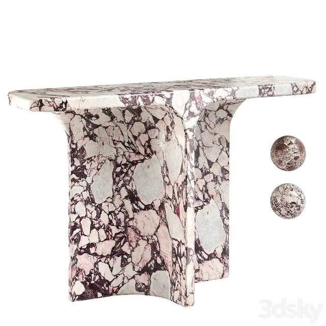 T console by Herve Langlais 3D Model