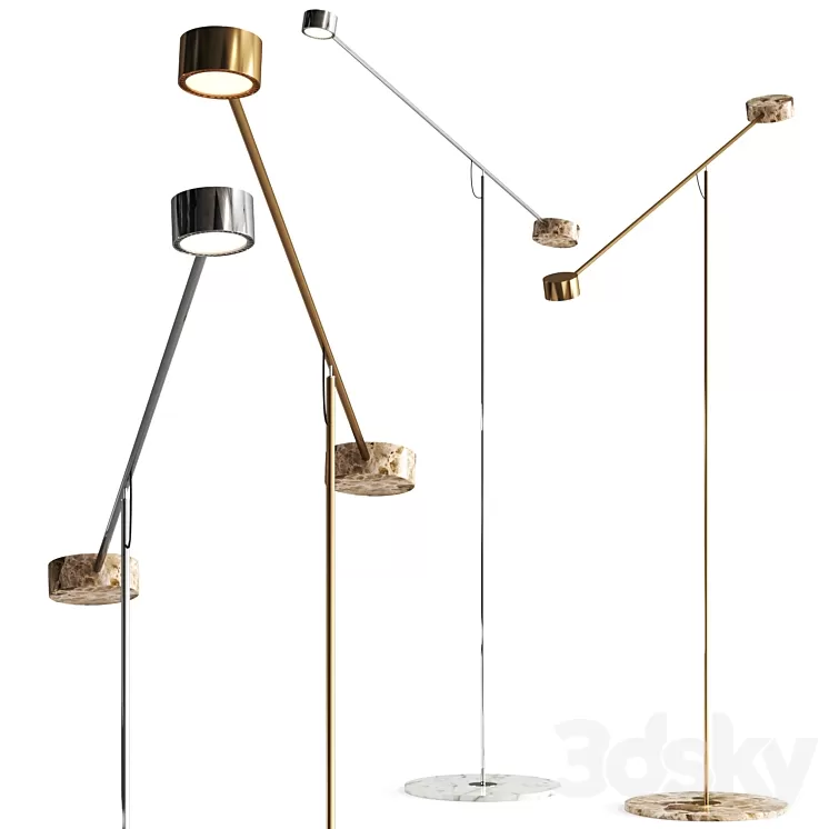 T Lamp by moooi Floor lamp floor lamp 3D Model Free Download