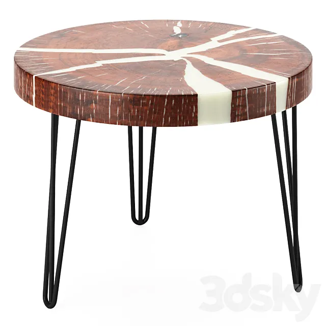 T06L _Oak Cutting Circle 3D Model