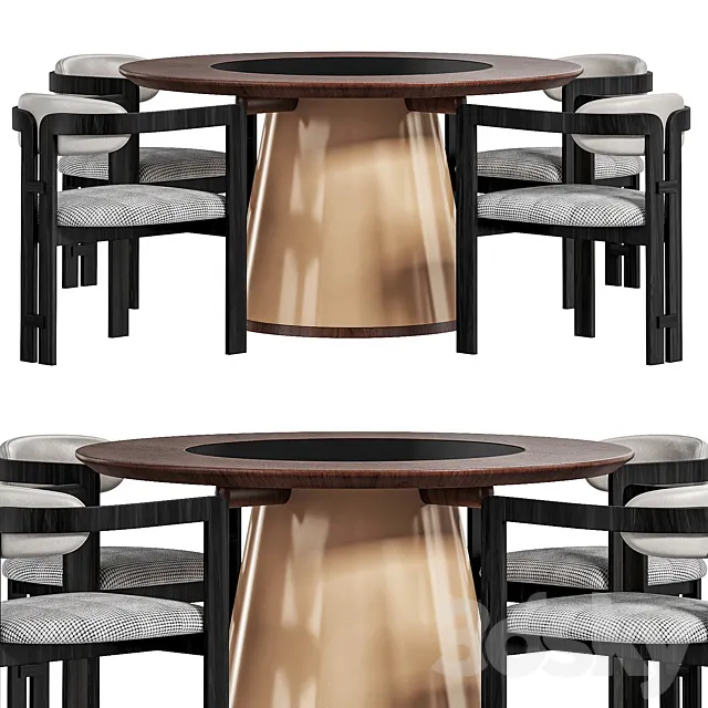 Taavi Chair by Noho Collection 3D Model Taavi Chair by Noho Collection 3D Model