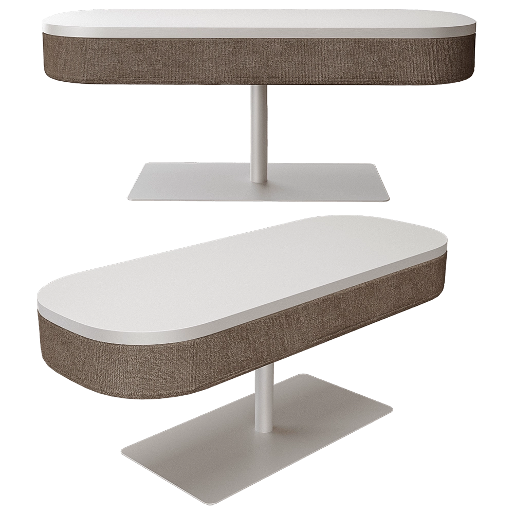 TABISSO – Large table Unita upholstered 3D Model