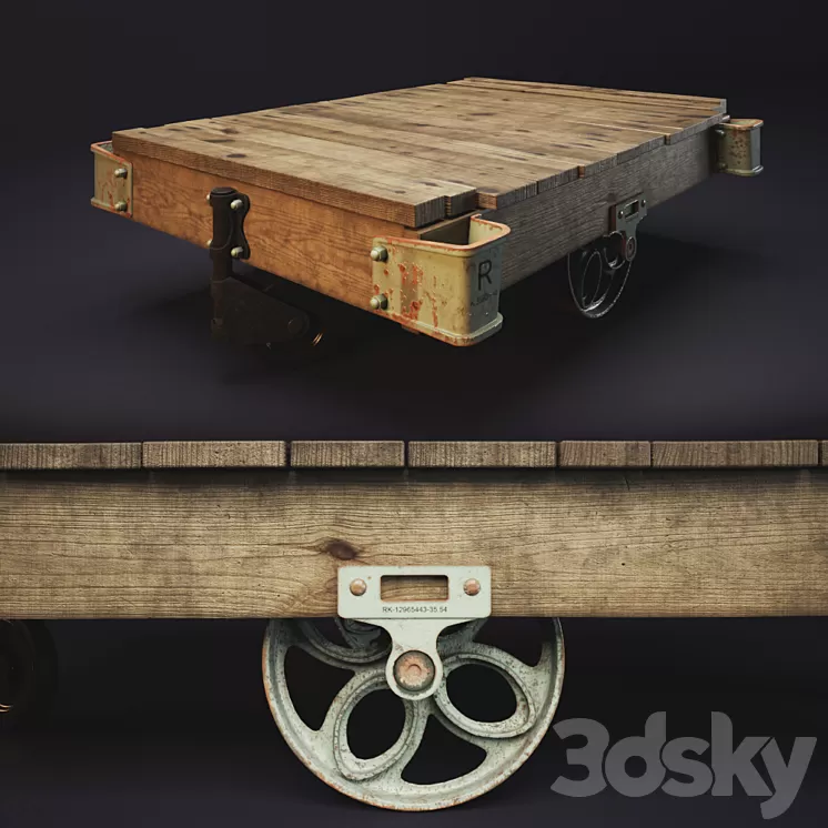 Table 3D Model Table 3D Model