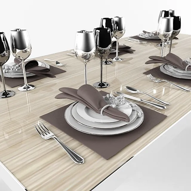 Table accessories 3D Model