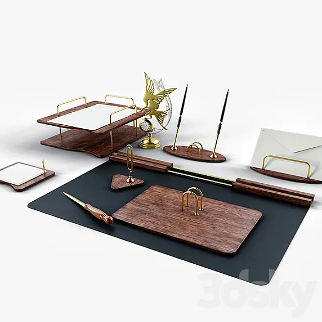 Table accessories 3D Model Table accessories 3D Model