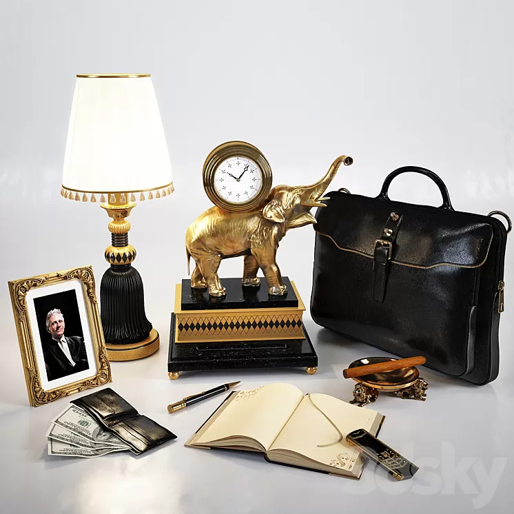 Table accessories 3D Model Table accessories 3D Model