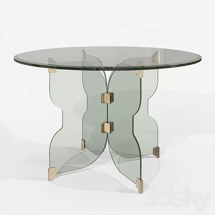 Table All A Flutter Caracole 3D Model Table All A Flutter Caracole 3D Model
