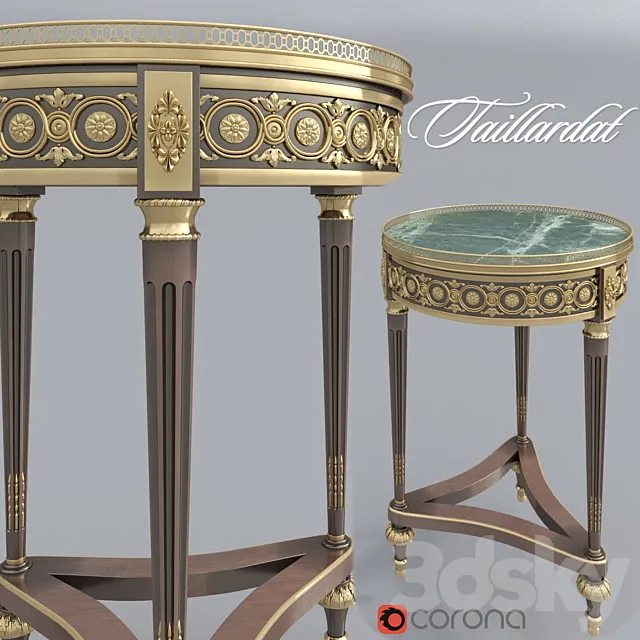 Table Amuary from Taillardat 3D Model