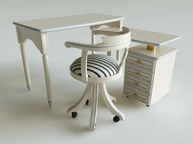 Table and Chair for the child 3D Model