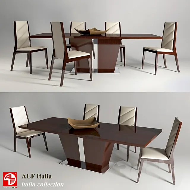 Table and chair Italia colection (ALF italia) 3DModel Table and chair Italia colection (ALF italia) 3DModel