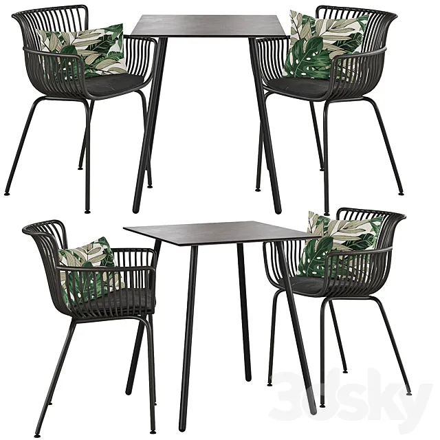 Table and Chair Mathis Surpika 3D Model Table and Chair Mathis Surpika 3D Model