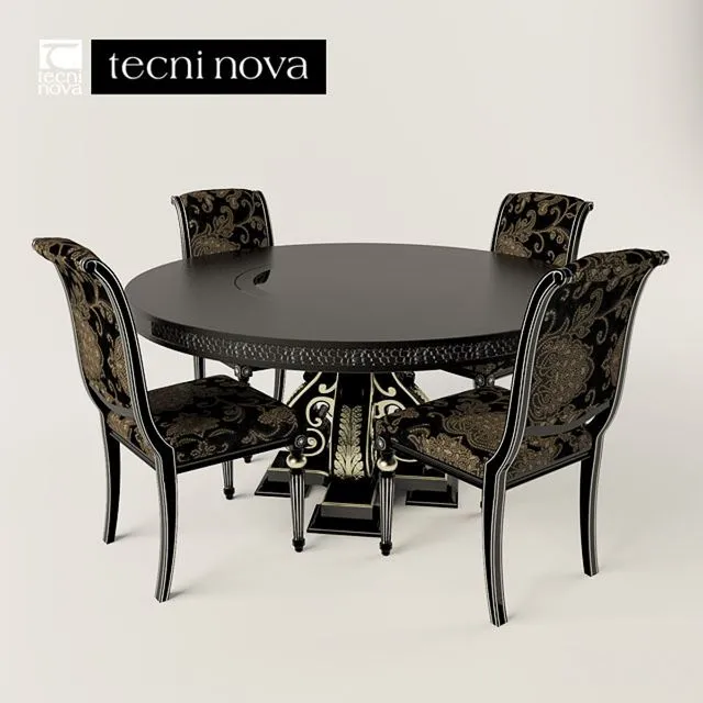 Table and chair TECNI NOVA 3D Model
