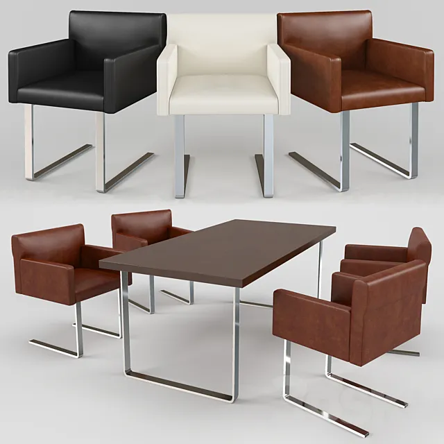 Table and chairs – Quant 3DModel