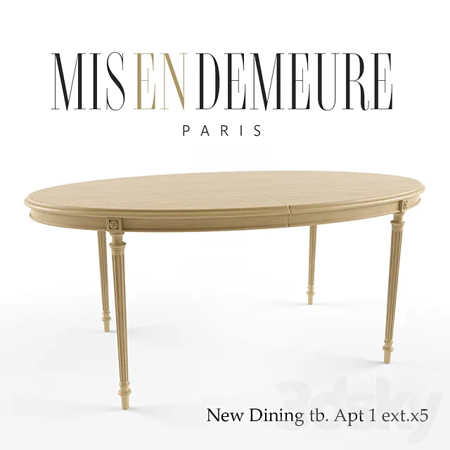 Table Apt from Mis en demeure 3D Model