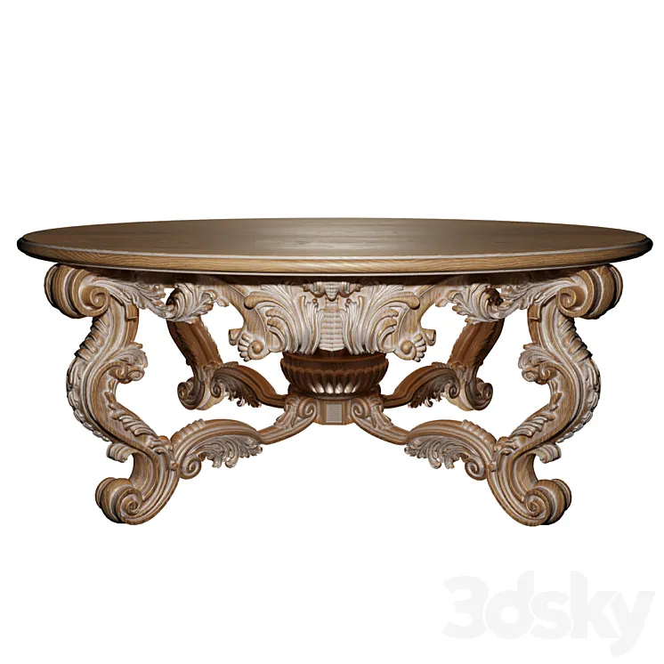Table ASNAGHI INTERIORS La boutique 3D Model Free Download