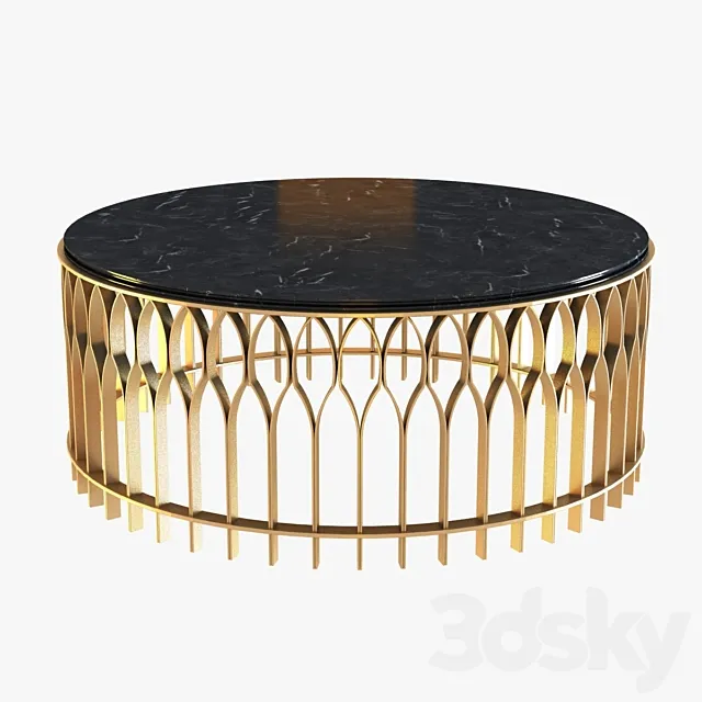 Table Brabbu Mecca 3D Model Table Brabbu Mecca 3D Model