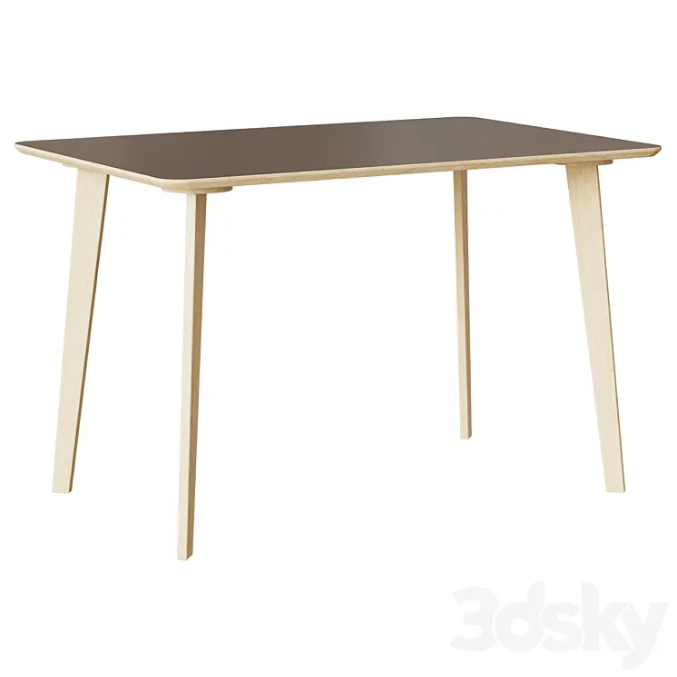 “Table “”breve”” (Studiola) brown plywood 120x75x80 cm. 77818″ 3D Model Free Download